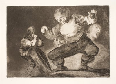 Hullu (paheen jälkeen tulee huorintekijä) tekijältä Francisco de Goya