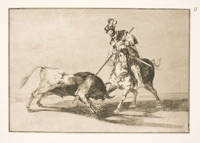 El Cid Campeador lyö toisen härän tekijältä Francisco de Goya