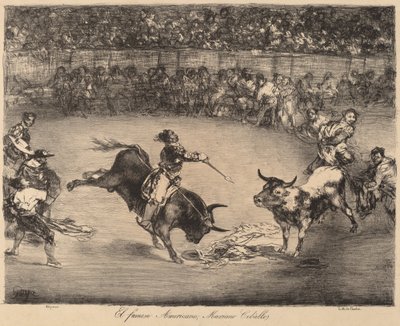 Kuuluisa amerikkalainen, Mariano Ceballos (Kuuluisa amerikkalainen, Mariano Ceballos) tekijältä Francisco de Goya