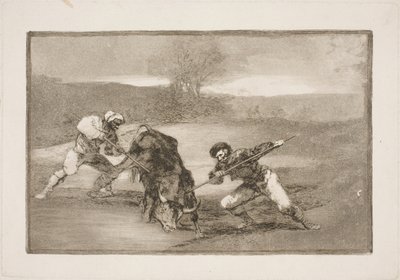 Toinen tapa metsästää jalan tekijältä Francisco de Goya