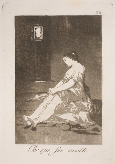 Tunteilleen antamisesta tekijältä Francisco de Goya