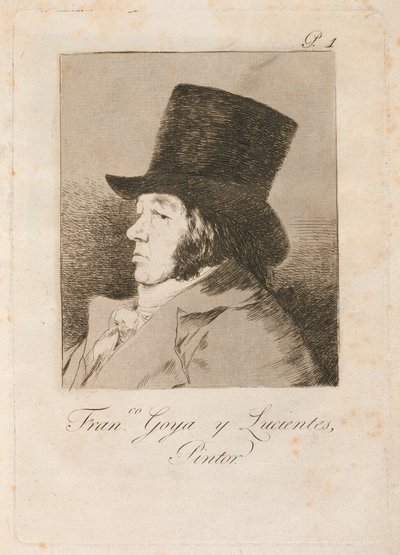 Francesco Goya y Lucientes, taidemaalari (Francesco Goya y Lucientes, taidemaalari) tekijältä Francisco de Goya