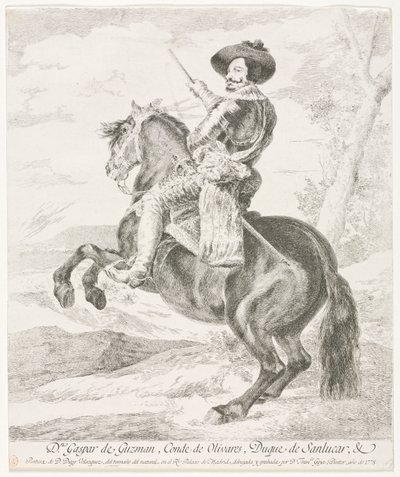 Gaspar de Guzman tekijältä Francisco de Goya