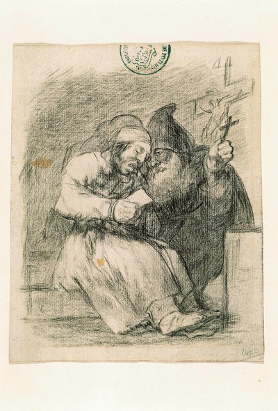 Hän auttaa häntä kuolemaan hyvin tekijältä Francisco de Goya