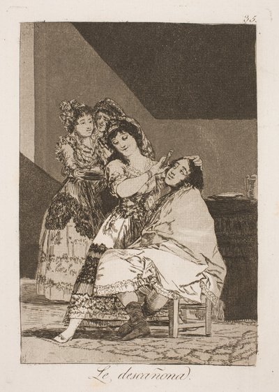 Hän nylkee hänet tekijältä Francisco de Goya