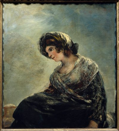 The Dairy of Bordeaux Painting, Francisco De Goya (1746-1828) 1827. Dim. 0,74 x 0,68 m. Madrid. Musee Du Prado - Bordeaux