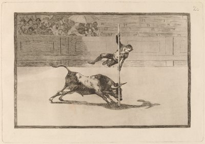 Juanito Apinani Keveys ja rohkeus kehässä Madridissa tekijältä Francisco de Goya