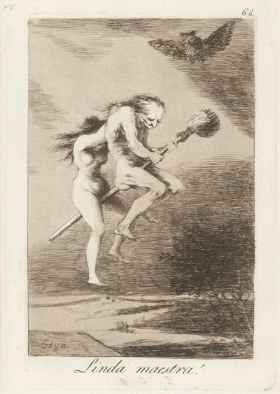 Linda mestari! (Ihana opettaja!) tekijältä Francisco de Goya