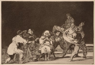 Uskollisuus sarjasta "Los Disparates" tekijältä Francisco de Goya