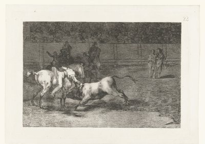 Mariano Ceballos doodt een stier Madriano Ceballos, alias El Indio, mata el toro desde su caballo La Tauromaquia (series title) Stierenvechten (series title)   1368292   fi       finnish Successfully Translated  Original: Moonlight on the Yare Translat: Mo tekijältä Francisco de Goya