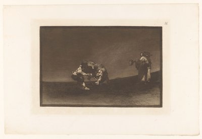 Martincho tarttuu härän sarvista El mismo vuelca un toro en la plaza de Madrid Härkätaistelut (sarjan nimi) La Taureaumachie (sarjan nimi) La Tauromaquia (sarjan nimi) tekijältä Francisco de Goya