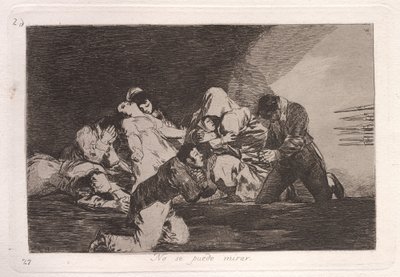 Ei voi katsoa (ei voi katsoa) tekijältä Francisco de Goya