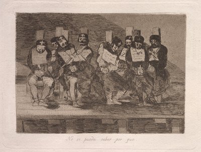 En osaa sanoa miksi (Ei voi sanoa miksi) tekijältä Francisco de Goya