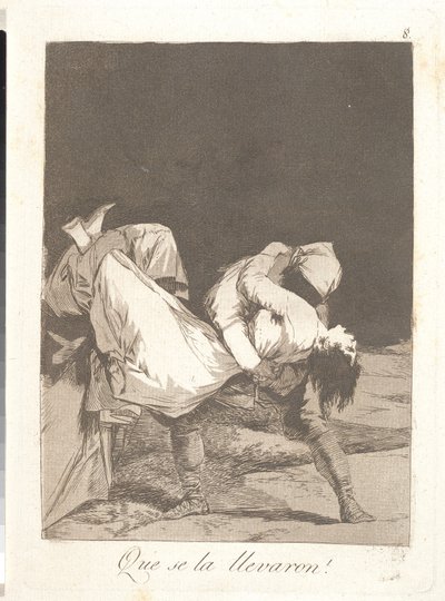 Ja he raahaavat hänet pois tekijältä Francisco de Goya