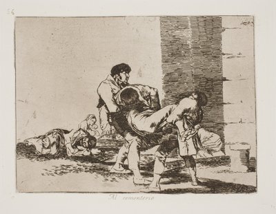 Matkalla hautausmaalle (56) tekijältä Francisco de Goya