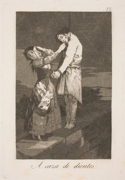 Hampaiden etsinnässä tekijältä Francisco de Goya