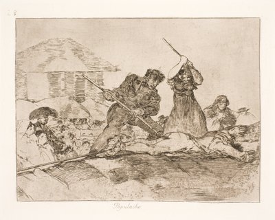 Väkijoukko (28) tekijältä Francisco de Goya