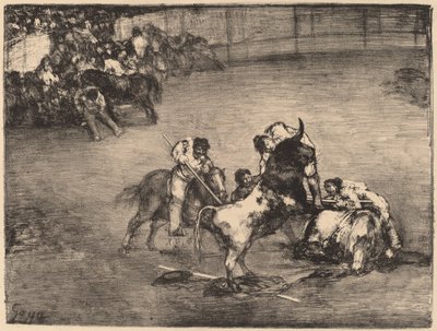 Picador härän kiinni tekijältä Francisco de Goya