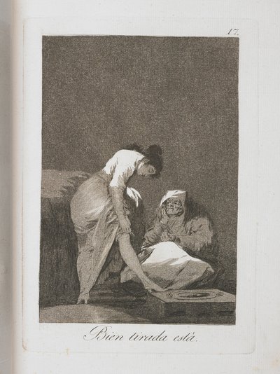 Lauta Los Caprichosista, 1797-1798 tekijältä Francisco de Goya