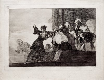 Huono Folly sarjasta Los Disparates Follies, 1815-1819 tekijältä Francisco de Goya