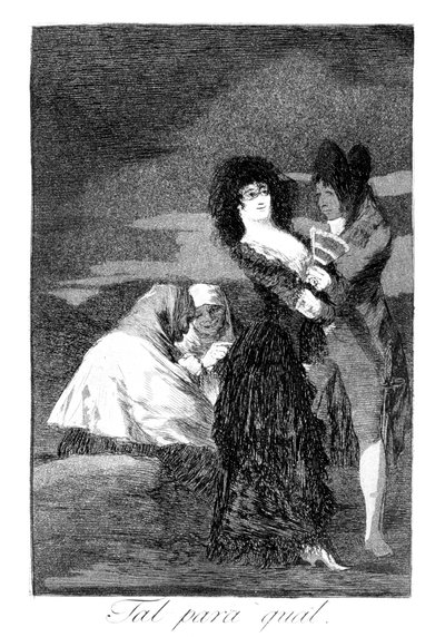 Parman kuningatar Maria Luisa Teresa, Espanjan pääministeri, 1799 tekijältä Francisco de Goya