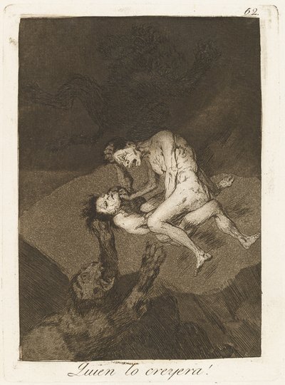 Quien lo creyera! (Kuka olisi arvannut!) tekijältä Francisco de Goya