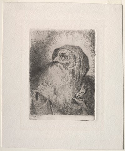 Pyhä Franciscus Paulalainen (Caritas) tekijältä Francisco de Goya
