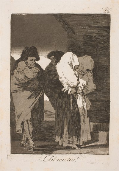 Köyhät tytöt tekijältä Francisco de Goya