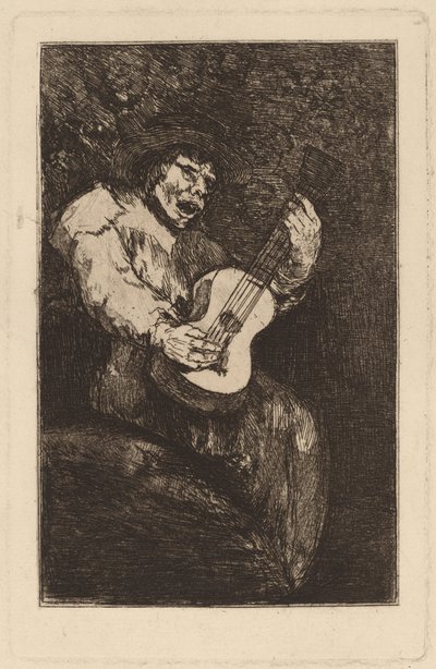 Sokea laulaja tekijältä Francisco de Goya