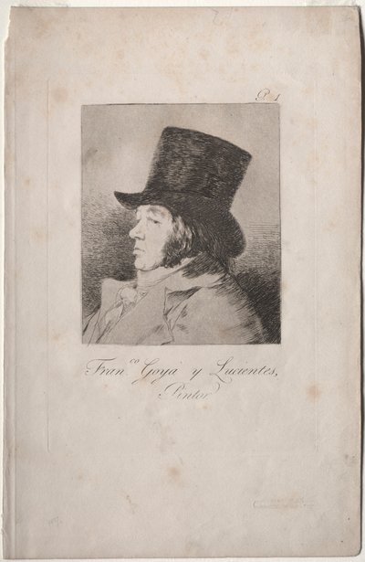 Caprichot: Goyan muotokuva tekijältä Francisco de Goya