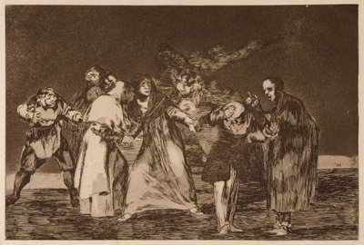The Exhortations (Kehotukset), sarjasta Los Disparates tekijältä Francisco de Goya