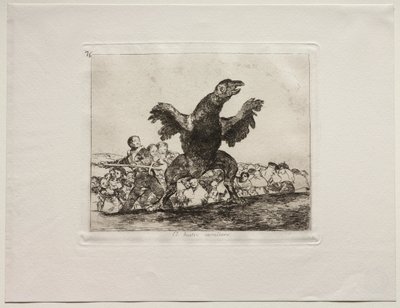 Sodan kauhut: Lihansyöjäkorppikotka tekijältä Francisco de Goya