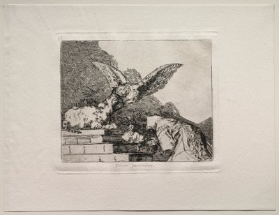Sodan kauhut: Kissan pantomiimi. tekijältä Francisco de Goya