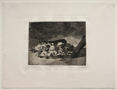 Sodan kauhut: Kuolleiden sato. tekijältä Francisco de Goya