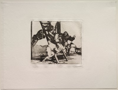 Sodan kauhut: Se on kova askel! tekijältä Francisco de Goya