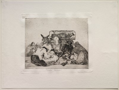 Sodan kauhut: Outoa omistautumista! tekijältä Francisco de Goya