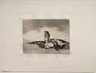 Sodan kauhut: Kukaan ei voi auttaa heitä. tekijältä Francisco de Goya