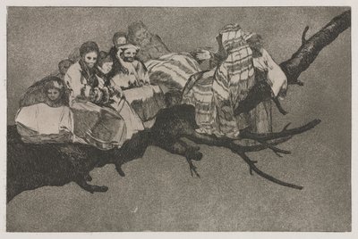 Sananlaskut: naurettavaa hulluutta, 1864. tekijältä Francisco de Goya