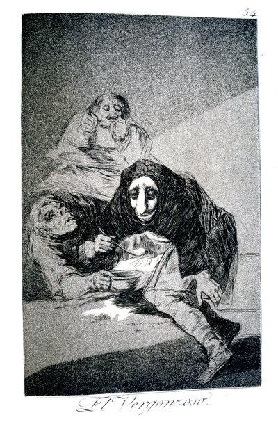 Häpeäkas, 1799 tekijältä Francisco de Goya