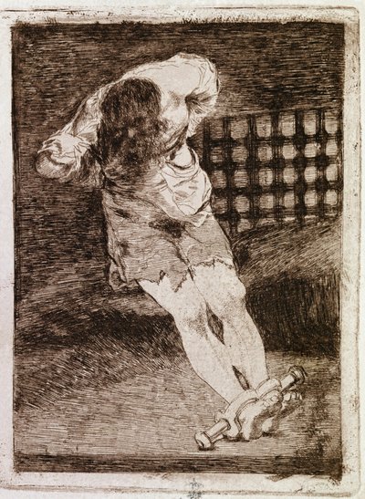 Syyllisen syrjäytyminen ei vaadi piinaa (kaiverrus tekijältä Francisco de Goya