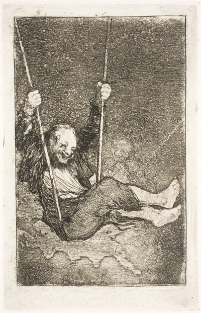 Velho keinussa tekijältä Francisco de Goya