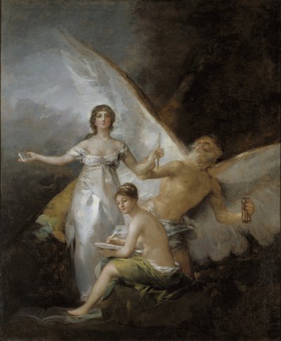 Totuus, aika ja historia, 1804-08 tekijältä Francisco de Goya