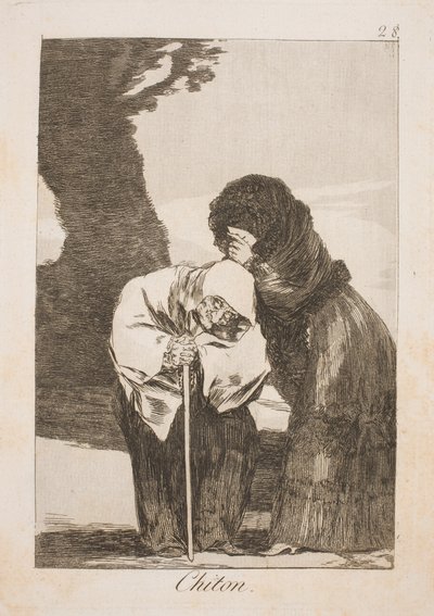 Hiljaa hiljaa tekijältä Francisco de Goya