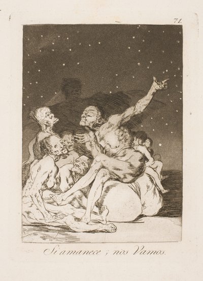 Aamunkoitteessa meidän on lähdettävä tekijältä Francisco de Goya
