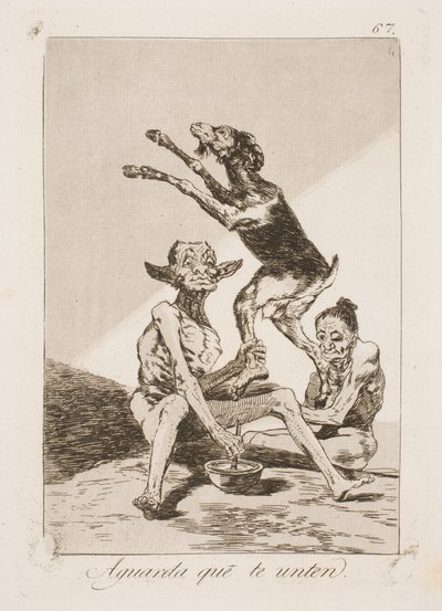 Odota, kunnes se on voideltu tekijältä Francisco de Goya