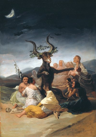 Noidat sapatti, 1797-1798 tekijältä Francisco de Goya