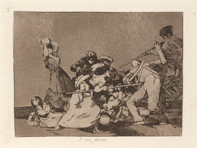 Y son fieras (ja he ovat kuin villit pedot) tekijältä Francisco de Goya