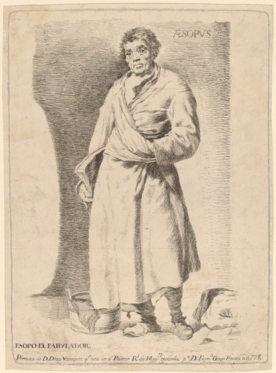 Aesopvs (Aesop) tekijältä Francisco de Goya after Diego Velázquez