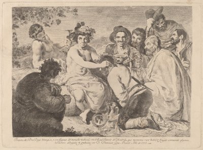 Bussit (Bacchus) tekijältä Francisco de Goya after Diego Velázquez