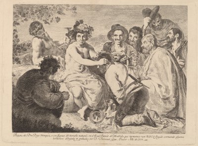 Bussit (Bacchus) tekijältä Francisco de Goya after Diego Velázquez
